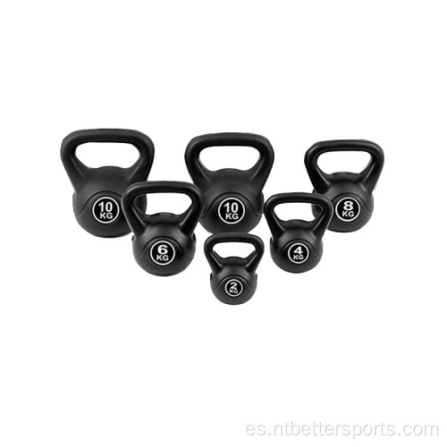 Levantamiento de pesas personalizado PE Cemento Kettlebell